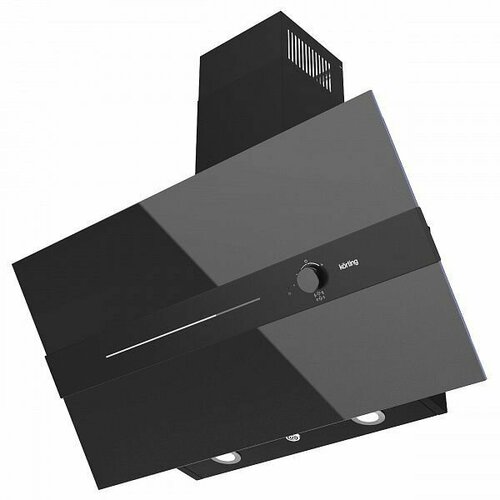 Наклонная вытяжка Korting KHC99799AGN низкий уровень шума электронное управление LED освещение 90 см черное стекло 3099000₽