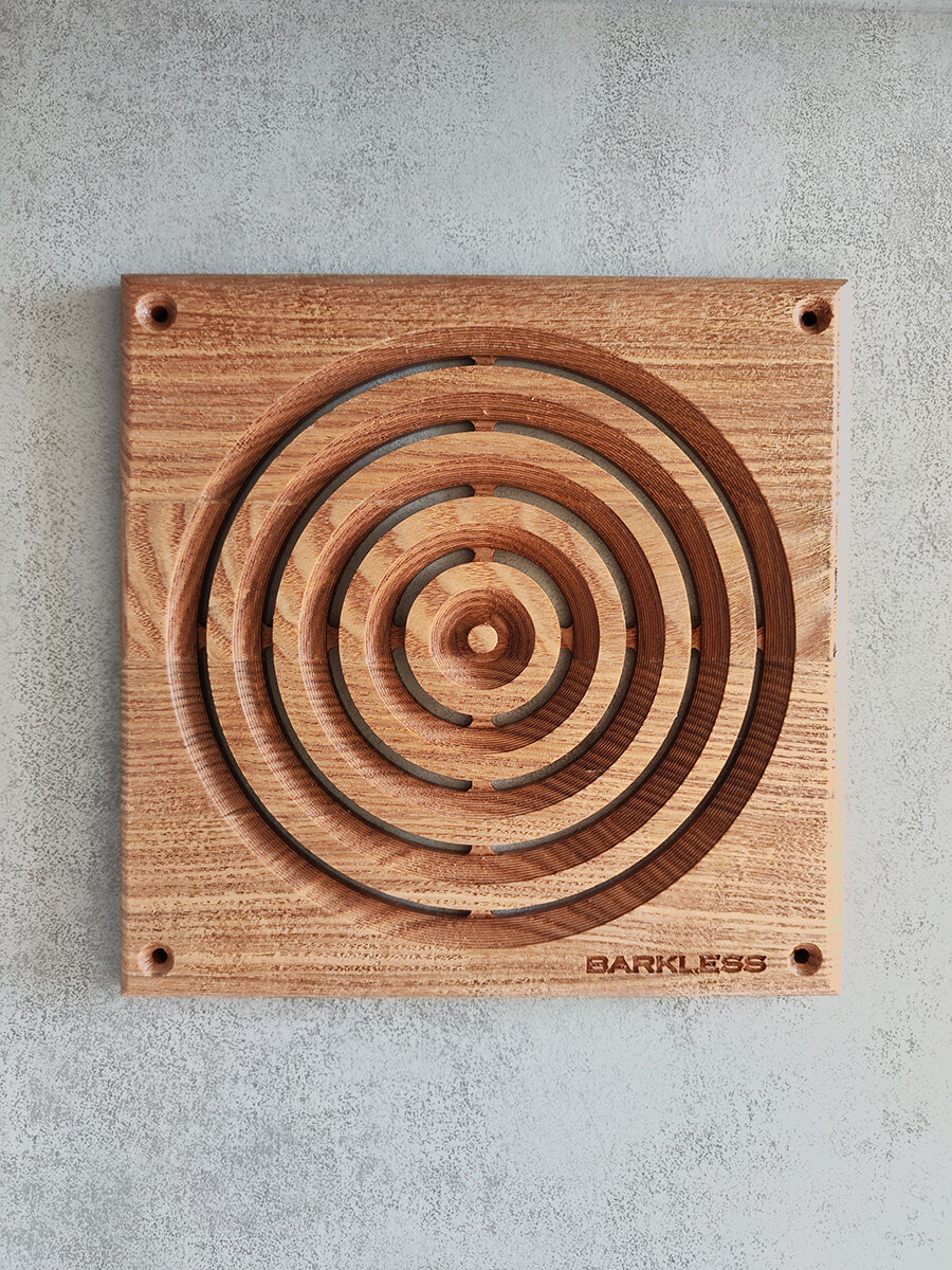 Решётка вентиляционная деревянная 170х170 - фотография № 2