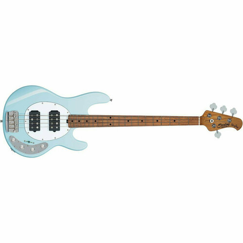 STERLING RAY34HH-DBL-M2 бас-гитара StingRay HH in Daphne Blue