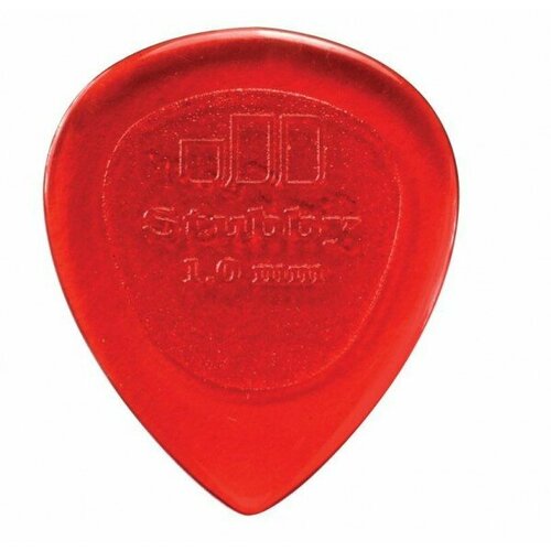 Медиатор Dunlop 474R1.0 Stubby Jazz, 1 мм, 1 шт. медиатор dunlop big stubby 475r100