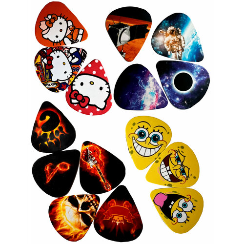 Bosstone GP-C0.96 Медиатор, упаковка 100 шт, материал АБС-пластик, толщина 0.96 (толстый)