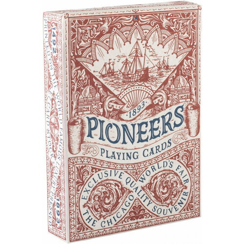 Карты Ellusionist Pioners red игральные карты ellusionist pioneers vintage первопроходцы красные