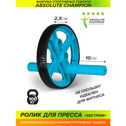 Ролик гимнаст. Absolute Champion Экстрим синий absolute champion скамья для пресса и спины