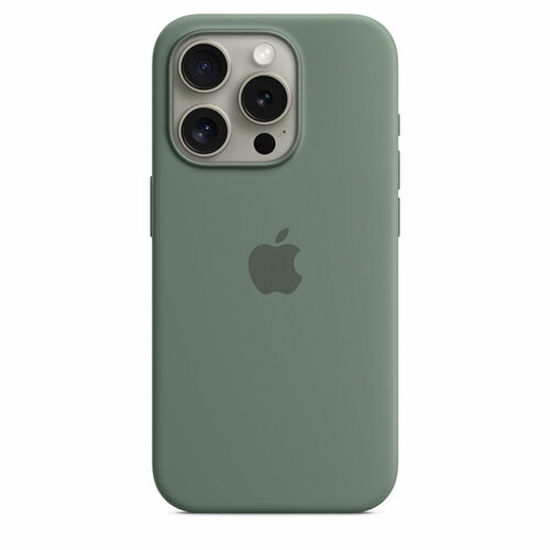 Чехол Apple iPhone 15 Pro Silicone Case with MagSafe Cypress / Кипарис