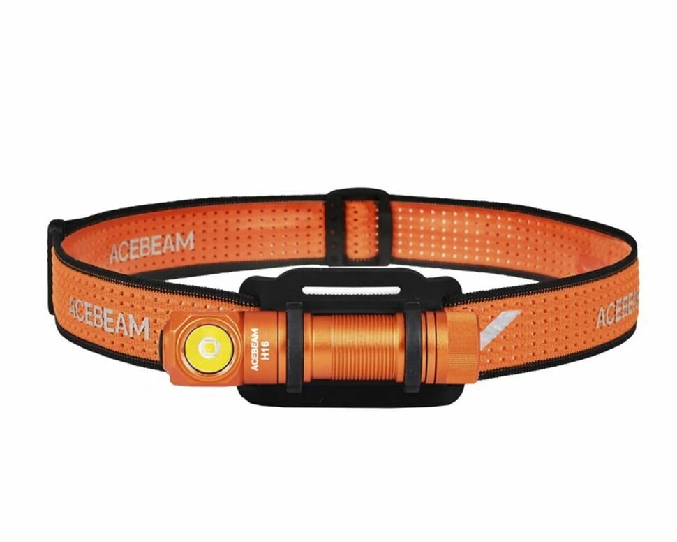 Налобный фонарь Acebeam H16 Orange, 14500, 86 метров, 650 люмен (Комплект)