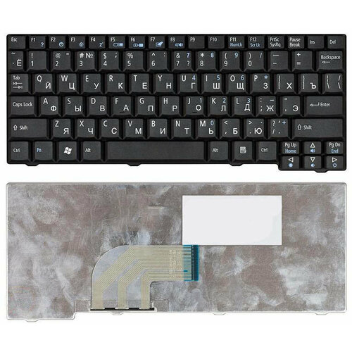 Клавиатура для ноутбука Acer Aspire One A110 A150 D150 D250 ZG5 ZG8 черная клавиатура для ноутбука acer aspire one ao532h черная