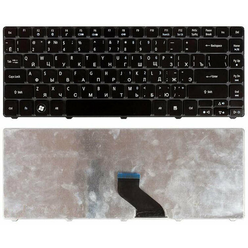 Клавиатура для ноутбука Acer Aspire Timeline 3410 3410T 4741 3810 3810T черная глянцевая аккумулятор для ноутбука acer aspire 3810t 5800mah черная