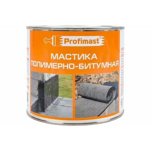 Profimast Мастика полимерно-битумная 2 л / 1,8 кг 4607952900745 мастика гидроизоляционная profimast 2 л