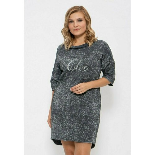 фото Платье cleo, размер 46, серый