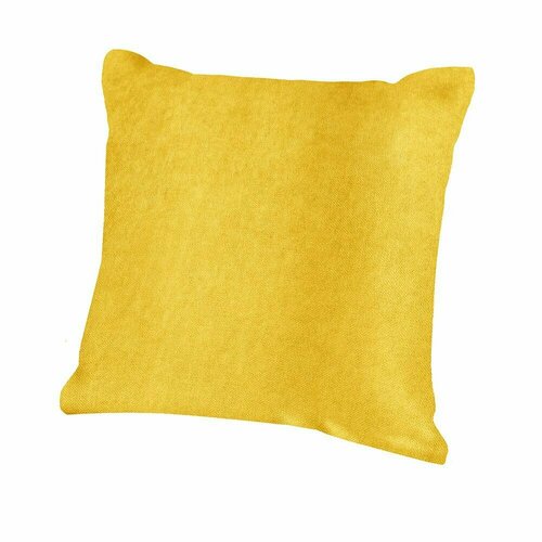 Подушка декоративная 40х40 см желтая 999₽
