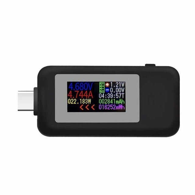 USB тестер QC3.0 (4-30В 5. А) KEWEISI KWS-MX1902C Черный