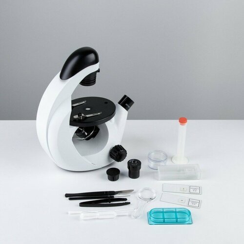 Микроскоп лабораторный кратность 80200400 подсветка 14916₽