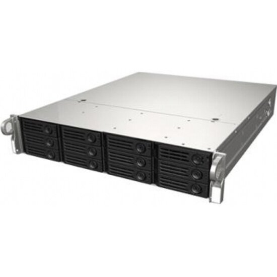 Серверный корпус Ablecom CS-R27S-04P 2U short chassis, 2*3.5' swappable HDD tray, 2*3.5' internal HDD bay