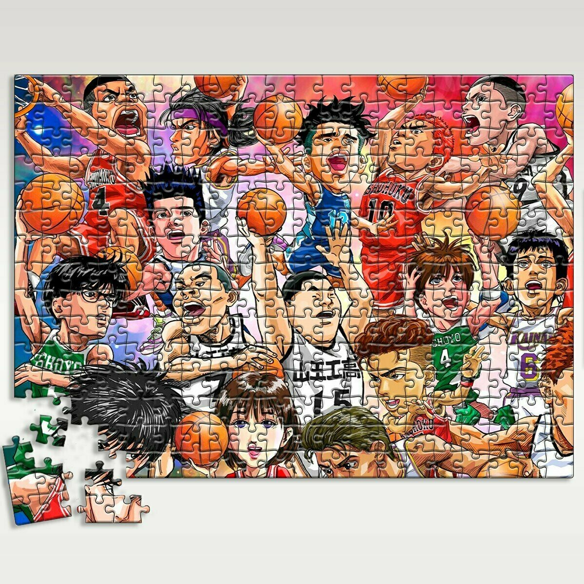 Пазл картонный А3: модель Аниме Slam Dunk - 8570
