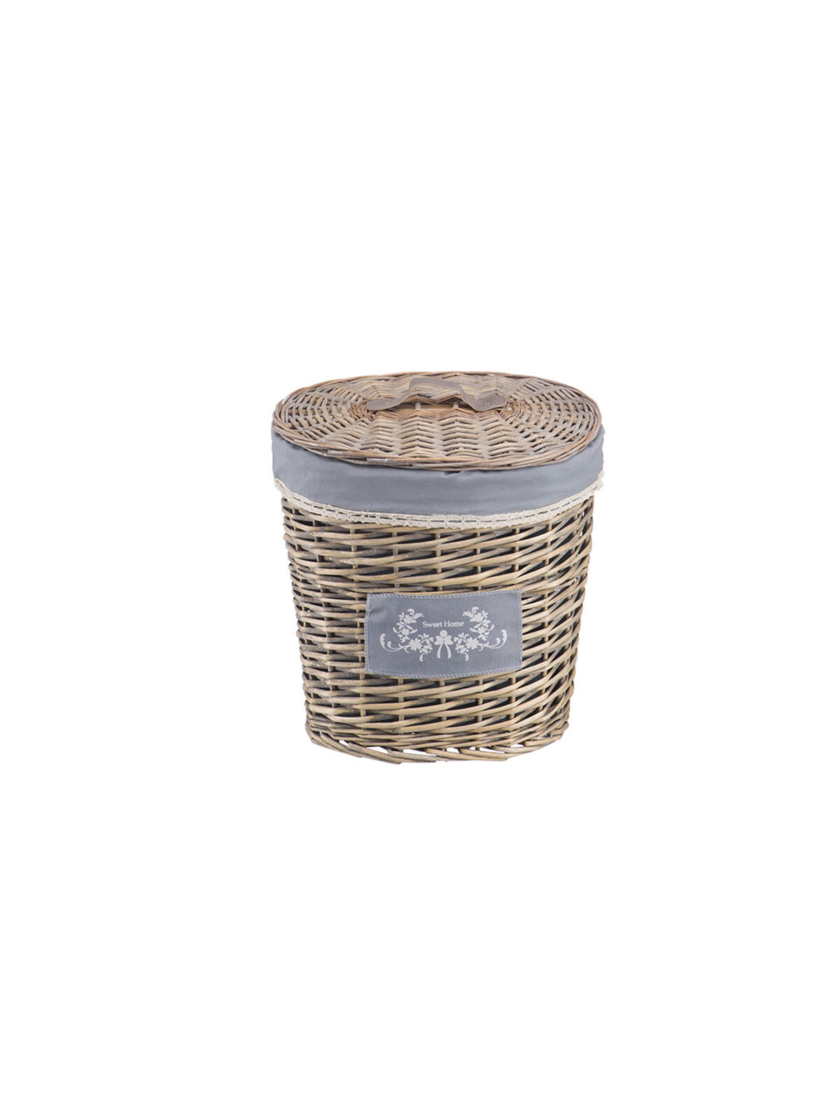 фото Корзина для белья Natural House Лён, овальная