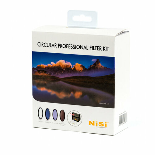 набор круглых светофильтров nisi circular waterfall filter kit 77mm для съемки водопадов Набор круглых светофильтров Nisi Профессиональный CIRCULAR PROFESSIONAL FILTER KIT 72mm