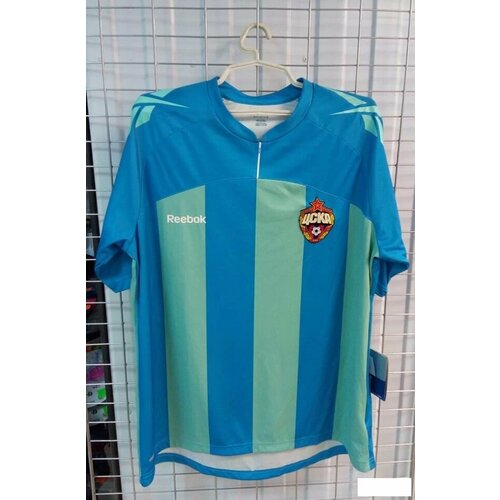 Для футбола Цска размер 2XL русский 56 майка игровая футбольного клуба CSKA Москва REEBOK синяя 2890₽