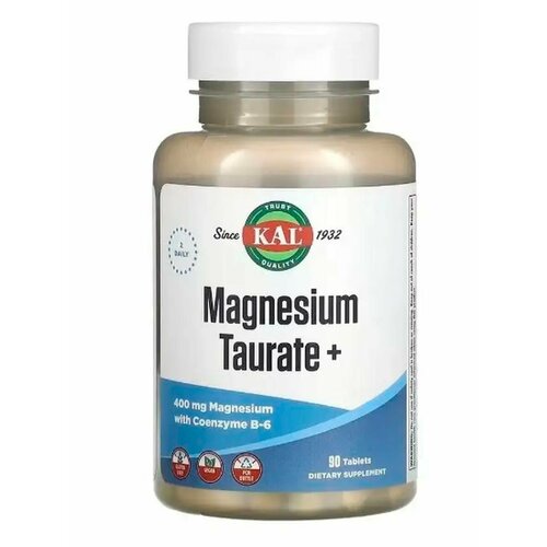 Магний таурат (Magnesium taurate), 400 мг, 90 таблеток