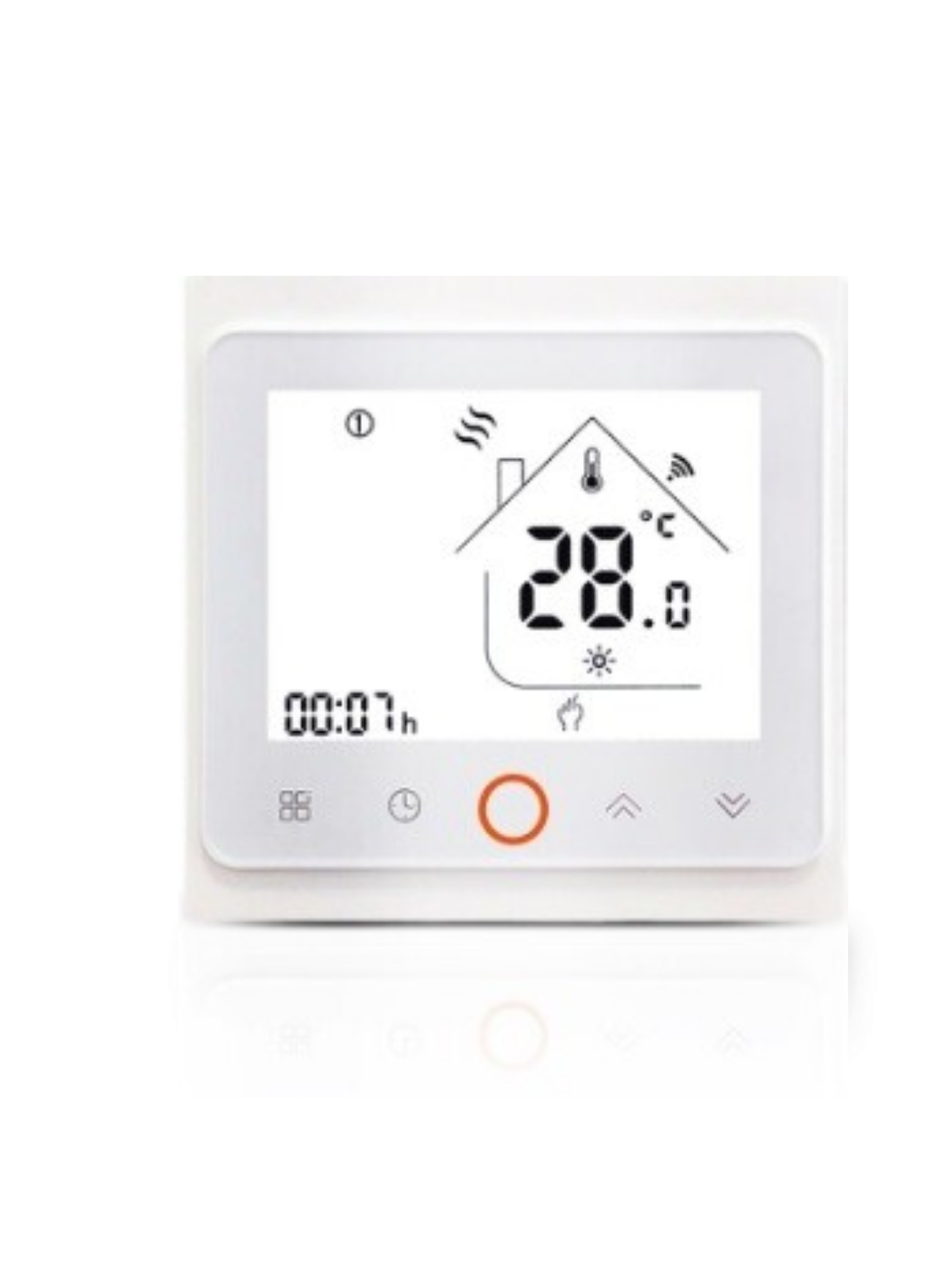 фото Умный терморегулятор (термостат) для теплого пола на 16А, Zigbee | Smart Life | Белый