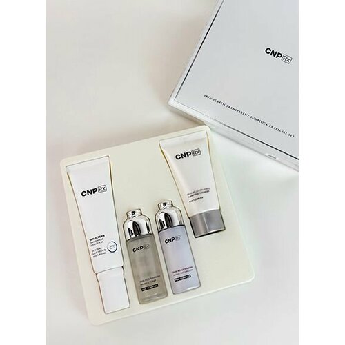 CNP~Набор с солнцезащитным кремом~Skin Screen Transparent Ex Set