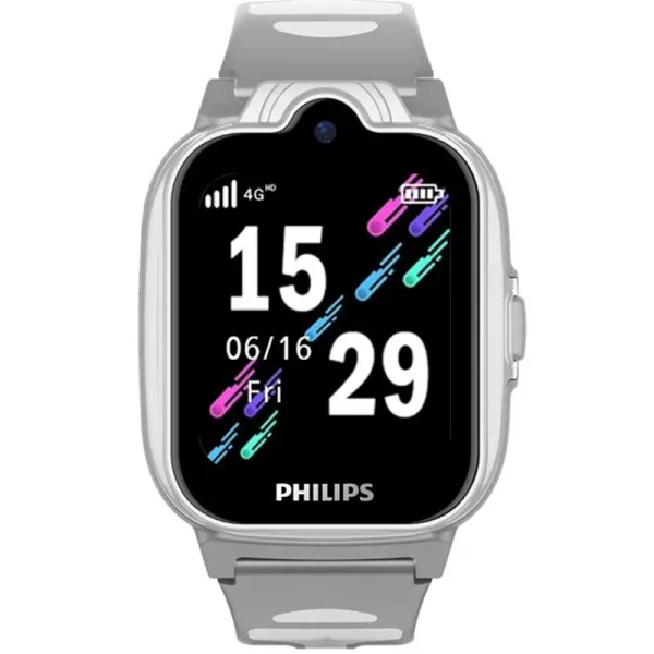 Philips Часы-телефон Philips W6610 детские, серые