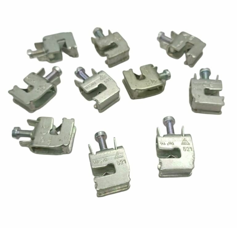 фото Крепление на шину 2CPX062429R9999 ZK79P50 1.5х16 с пружинными зажимами 62429 (10 штук упаковка)