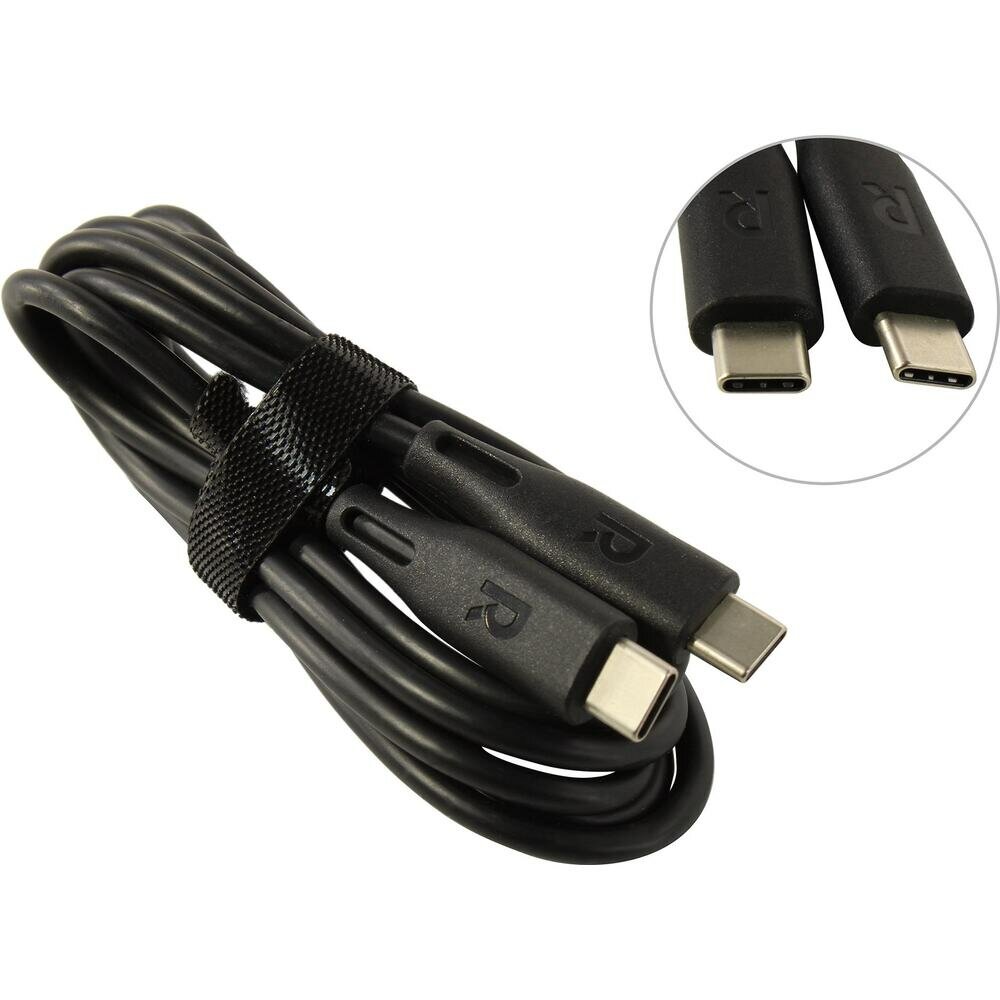 Кабель TopON TOP-TCB USB Type-С - USB Type-C 100W (20V 5A) 150 см, черный — фото 1