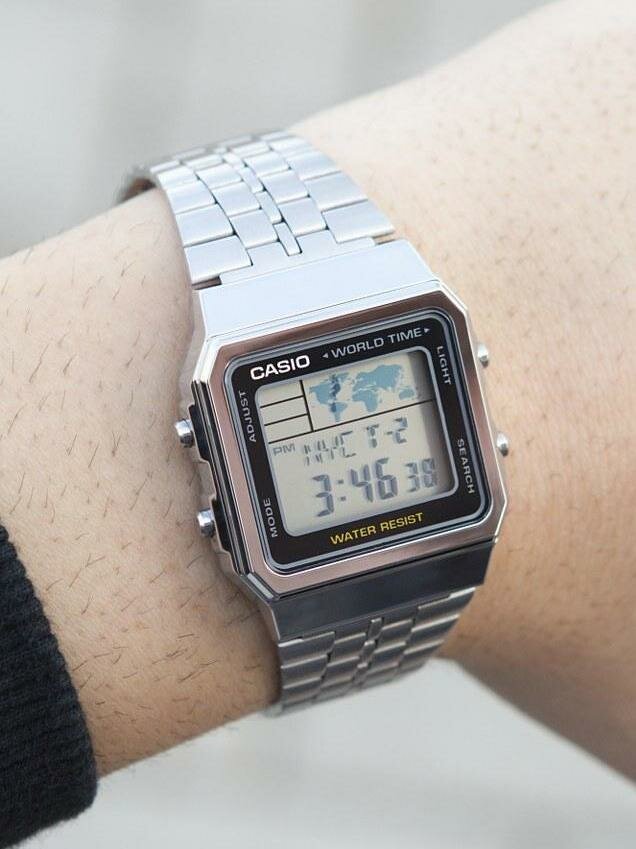 Наручные часы CASIO, серебристый — фото 1