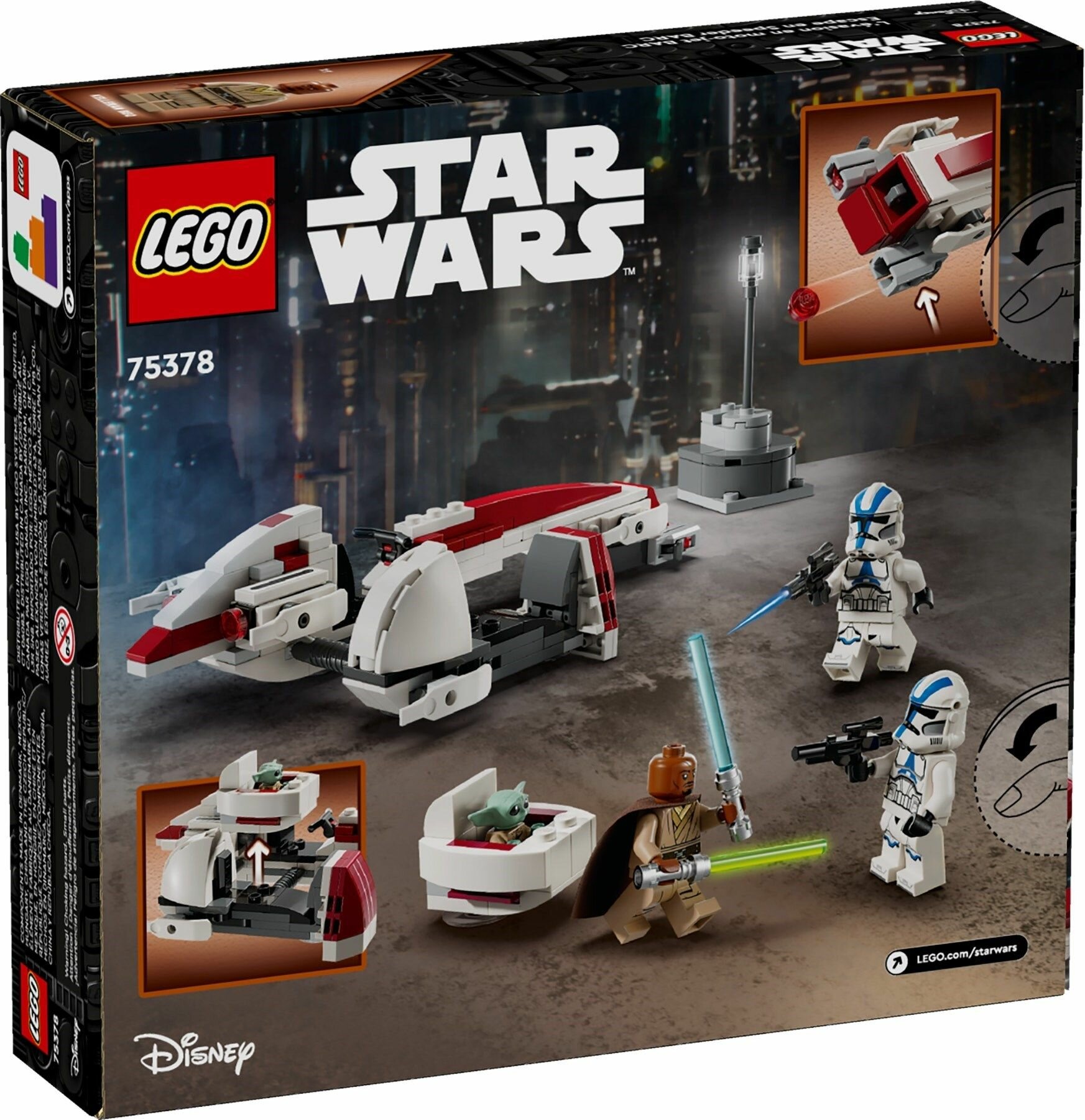 LEGO Star Wars 75378 Побег на BARC спидере BARC Speeder Escape (новый, 2024 год)