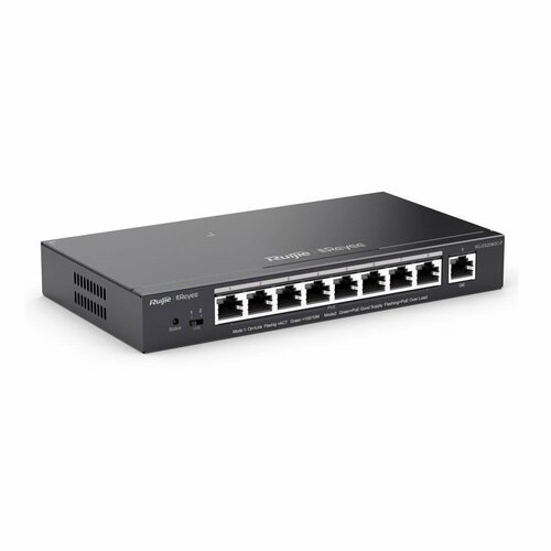 Коммутатор управляемый 9 портов web-smart Reyee RG-ES209GC-P 9-Port Gigabit PoE 10690₽