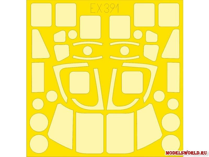 Окрасочная маска для Merlin HC.3, Airfix. Масштаб 1:48