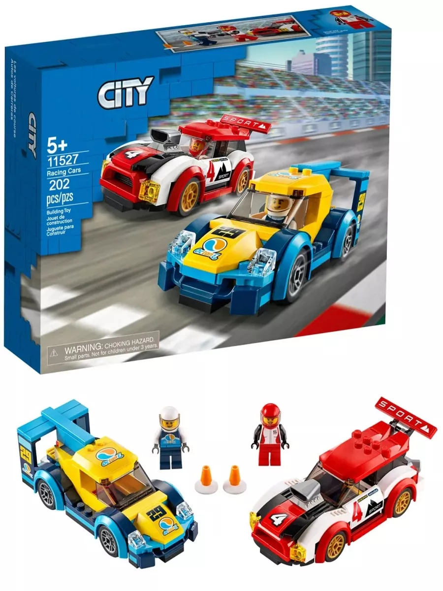 Конструктор Lari "Гоночные автомобили" 11527 (City 60256) / 202 деталей