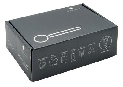 Ручки дверные Code Deco Slim, алюминий, суперматовый, никель — фото 1