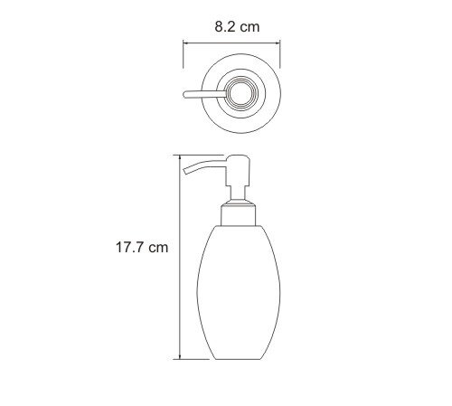Дозатор для жидкого мыла WasserKRAFT Ruwer K 6799 - фото №6
