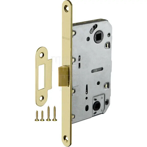 Защелка врезная Fuaro (Фуаро) PLASTIC P96WC-50 матовое золото