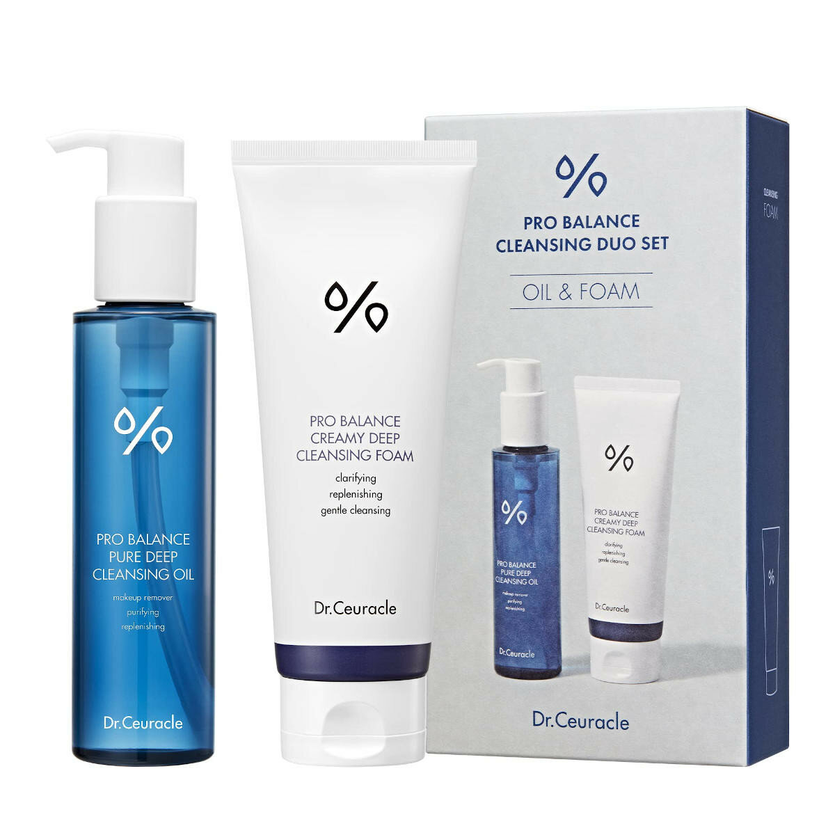Dr.Ceuracle Набор с пробиотикамиPro Balance Cleansing Duo Collection 150ml+155ml