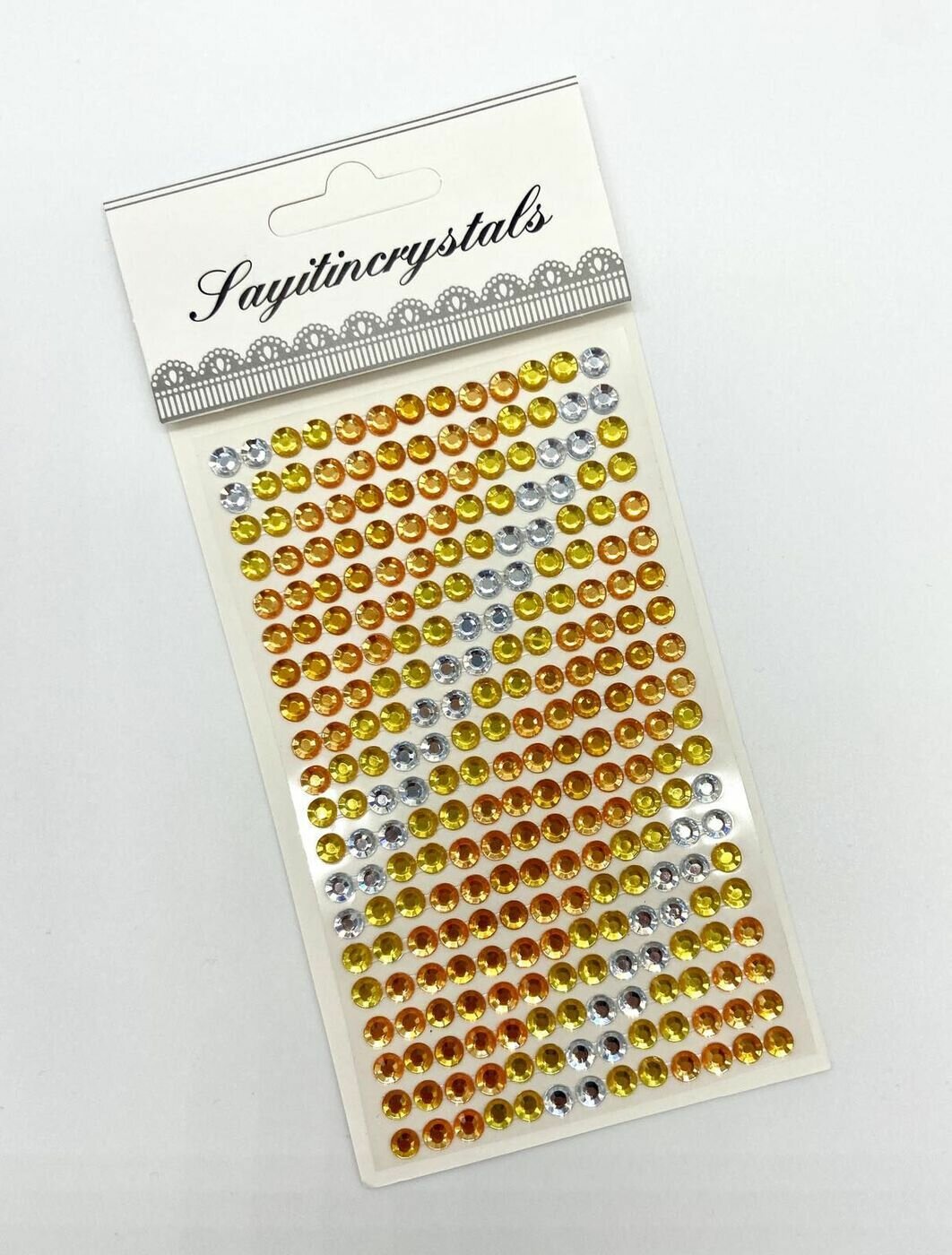 Стразы самоклеящиеся для лица и тела, волос, кристаллы для макияжа, 260 шт