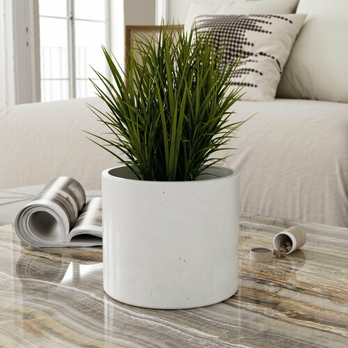 Кашпо для цветов и суккулентов Bordeaux M белое 15 л 1513см 3123₽