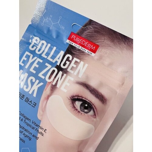 Purederm Эффективные коллагеновые патчи 30шт Collagen Eye Zone Mask 380₽