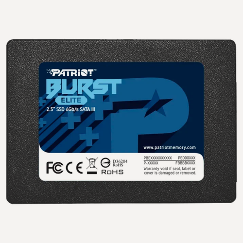Изображение товара SSD-накопитель Patriot Burst Elite PBE960GS25SSDR, 960GB, 2.5", SATA, TLC 3D NAND