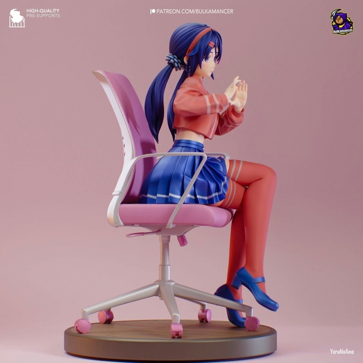 Фигурка героя Мита. Mita (MiSide). Высота 18 см. Не окрашена. — фото 1