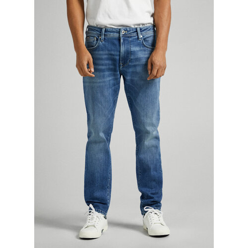 фото Джинсы pepe jeans, размер 32/32, синий