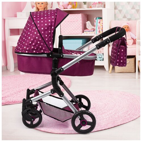 Детская коляска для кукол Bayer Pram Neo Vario 18467AA коляски для кукол bayer combi dolls pram vario