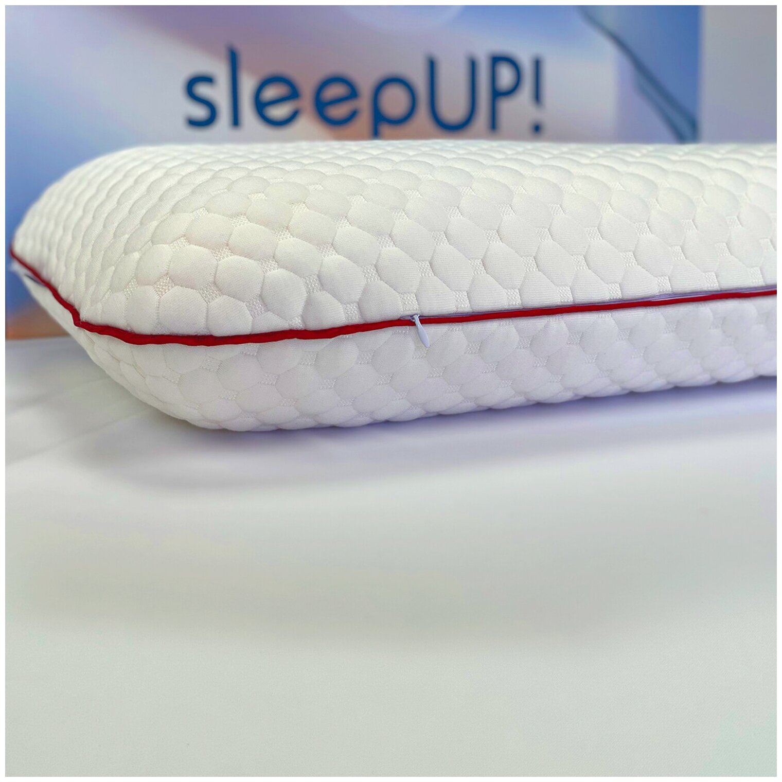 Анатомическая подушка SleepUp Soft M с эффектом памяти для сна - фотография № 2