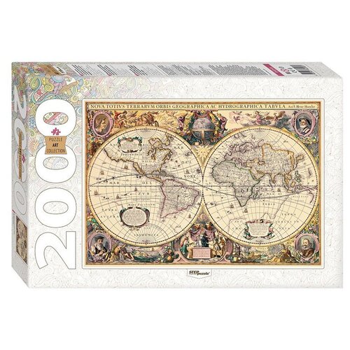 Пазл «Историческая карта мира», 2000 элементов 1шт пазлы историческая карта мира 2000 элементов
