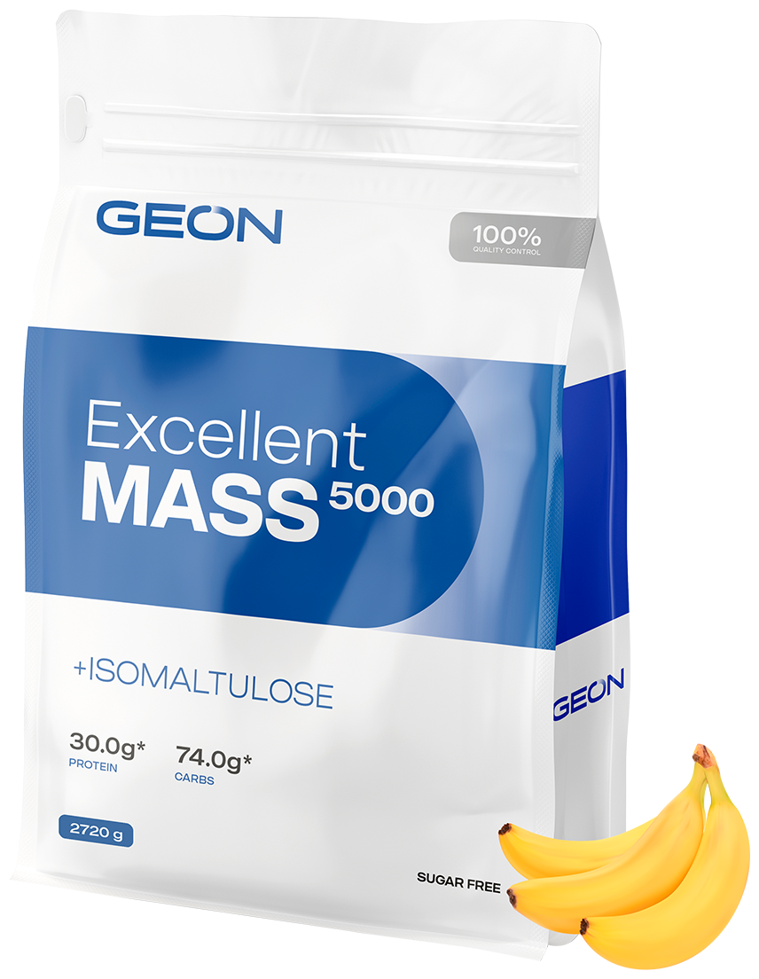 GEON Excellent Mass 5000 большой пакет (2.27кг) (Тропик банан)