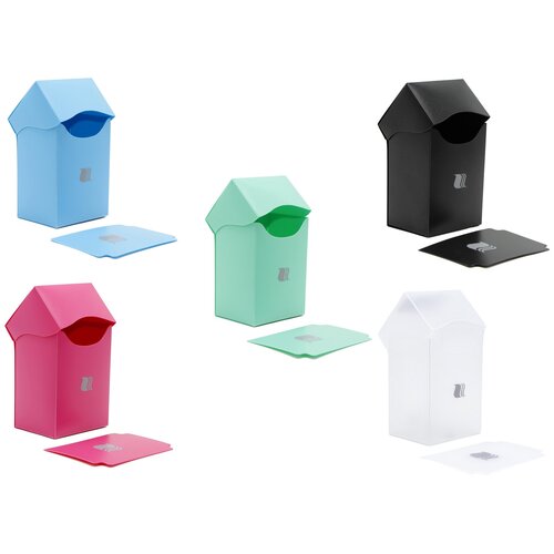 5 пластиковых коробочек Blackfire вертикальные (на 80+ карт)