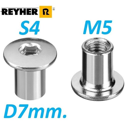 Гайка Эриксона М5 L15 s4 Zn. 10 шт.