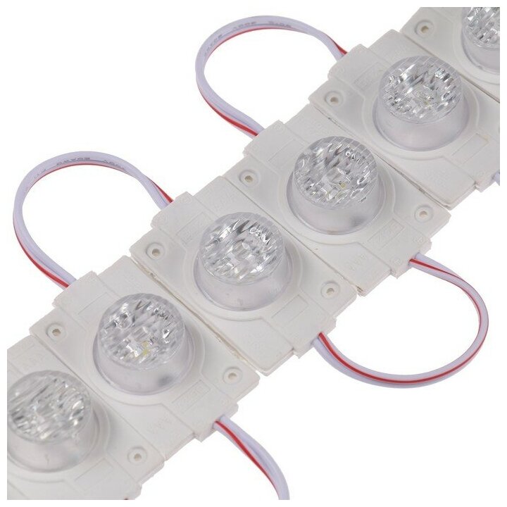 Cветодиодный модуль для торцевой засветки, 1,5 Вт, 130 Лм, IP65, 12 V белый, набор 20 штук - фотография № 3