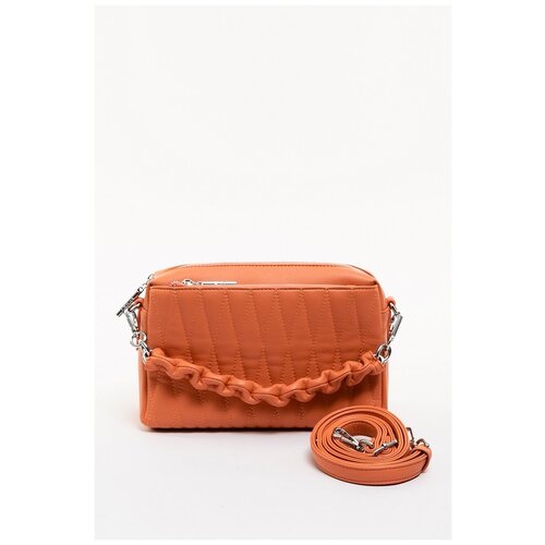 фото 376-44 y9924-1k сумка кросс-боди женская экокожа ludor оранжевый